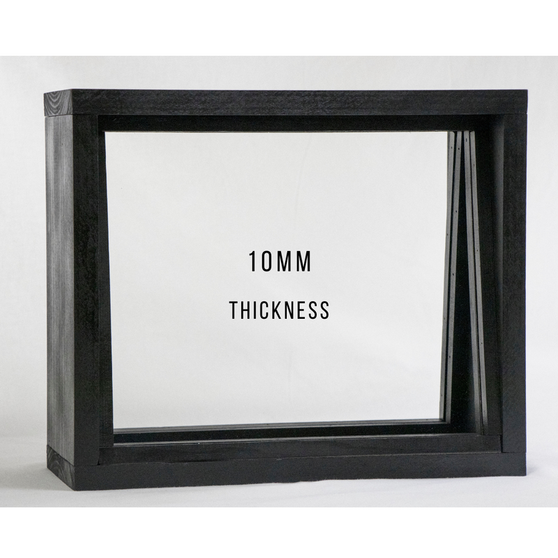 10mm Frame 18" x 24" OptiClear Glass Port Window // Frame & Glass *