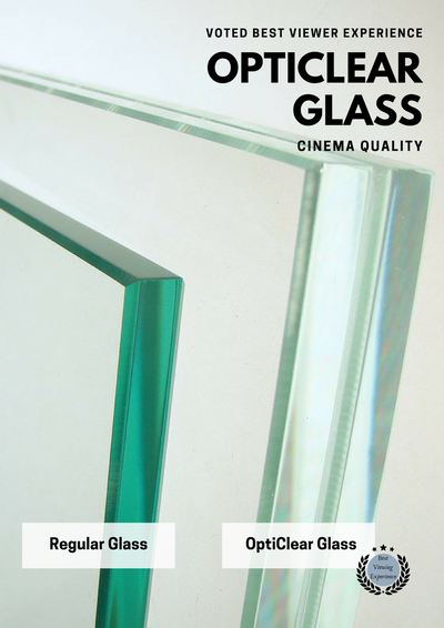 1 Custom Cut 6mm OptiClear Glass // Anti-Reflective Glass *